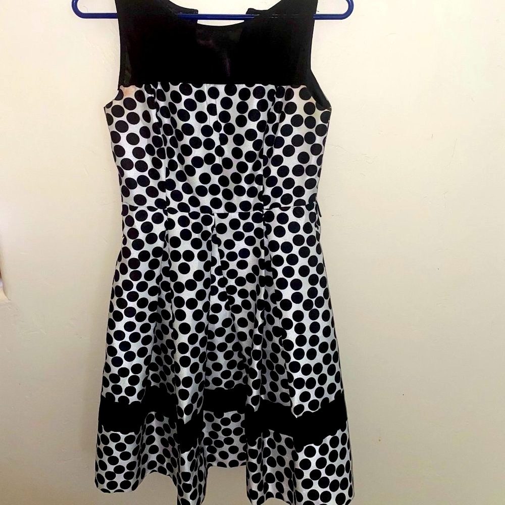 Danny and Nicole Fit and Flare Polka Dot Dress!
